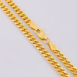 Cadena Cubana 8.25gr / 60cm / 3.75mm Oro Amarillo +1 18K ©