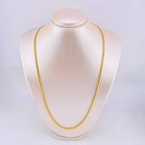 Cadena Cubana 9.2gr / 60cm / 5.8mm Oro Amarillo +1 18K *