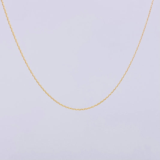 Cadena China 1.95 g / 45 cm / 1.9 mm Oro Amarillo 18K