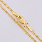 Cadena Chino 1.85gr / 45cm / 1.25mm Oro Amarillo +1 18K
