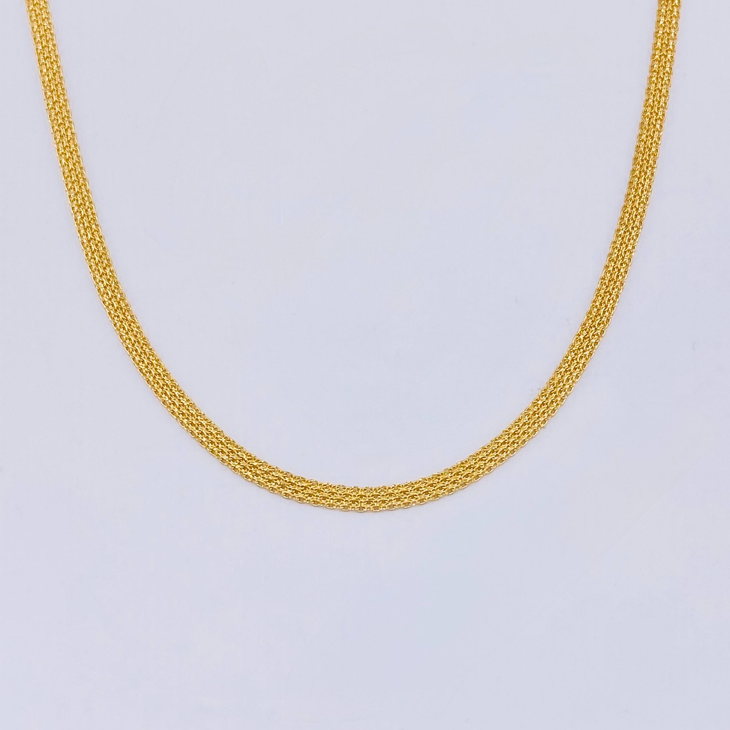 Cadena China 5.15gr / 45cm / 3.1mm Oro Amarillo +1 18K