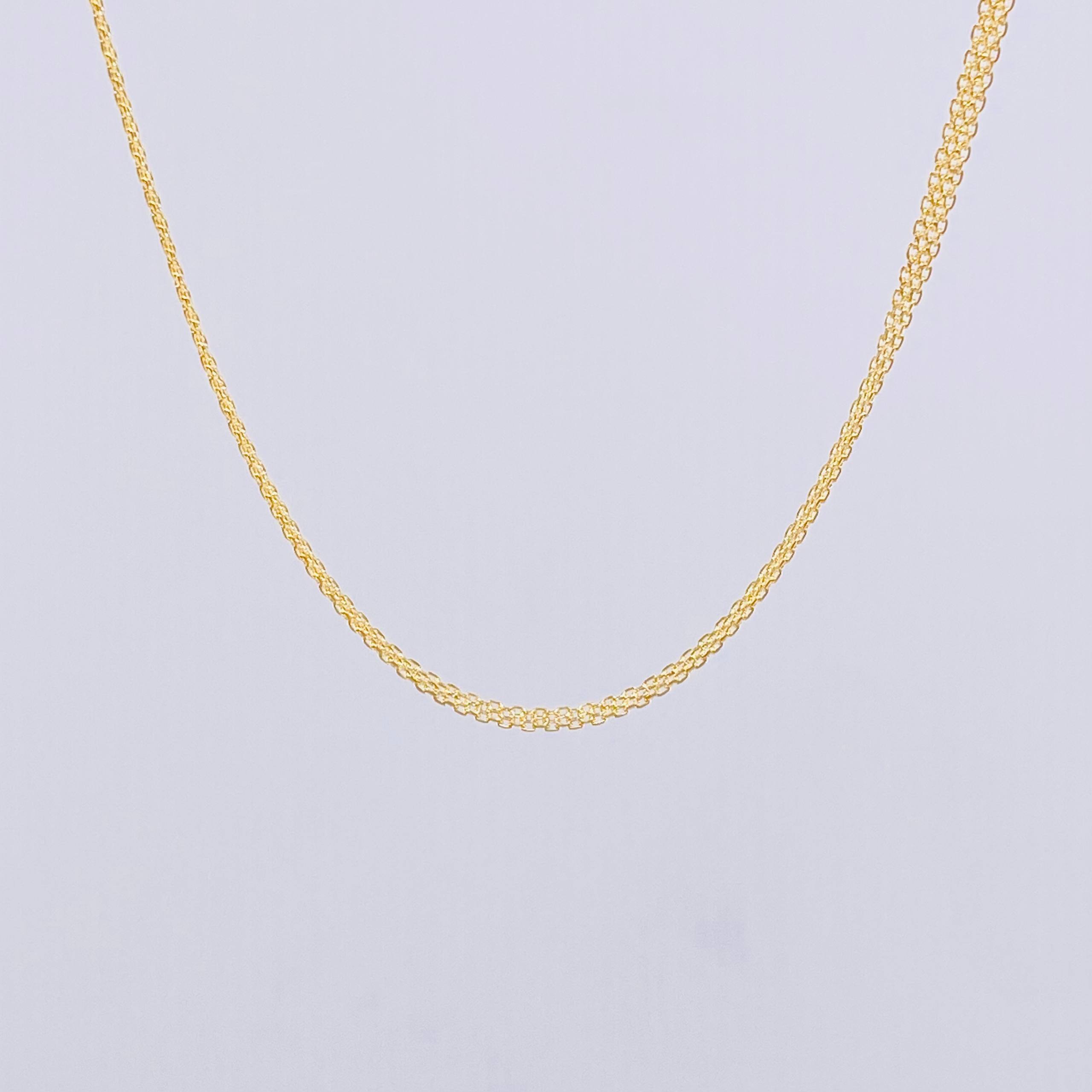 Cadena China 5.15gr / 45cm / 3.1mm Oro Amarillo +1 18K *