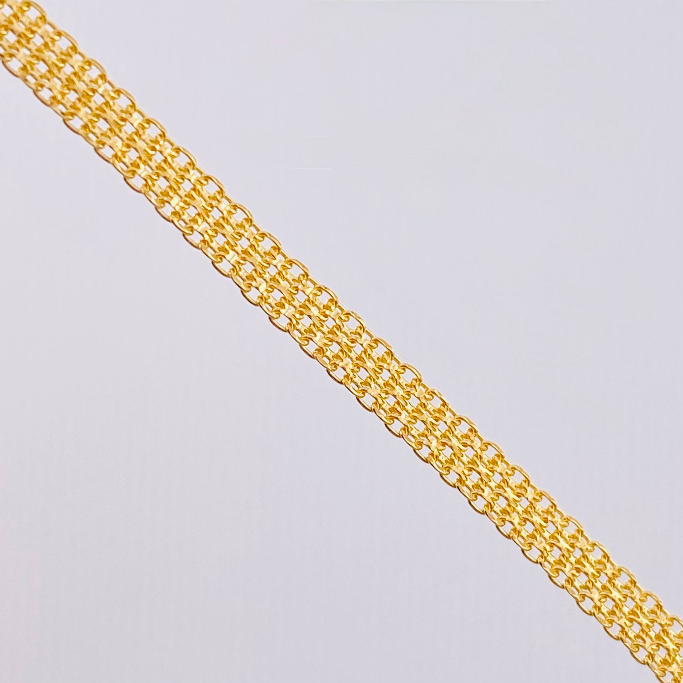 Cadena China 5.15gr / 45cm / 3.1mm Oro Amarillo +1 18K ©