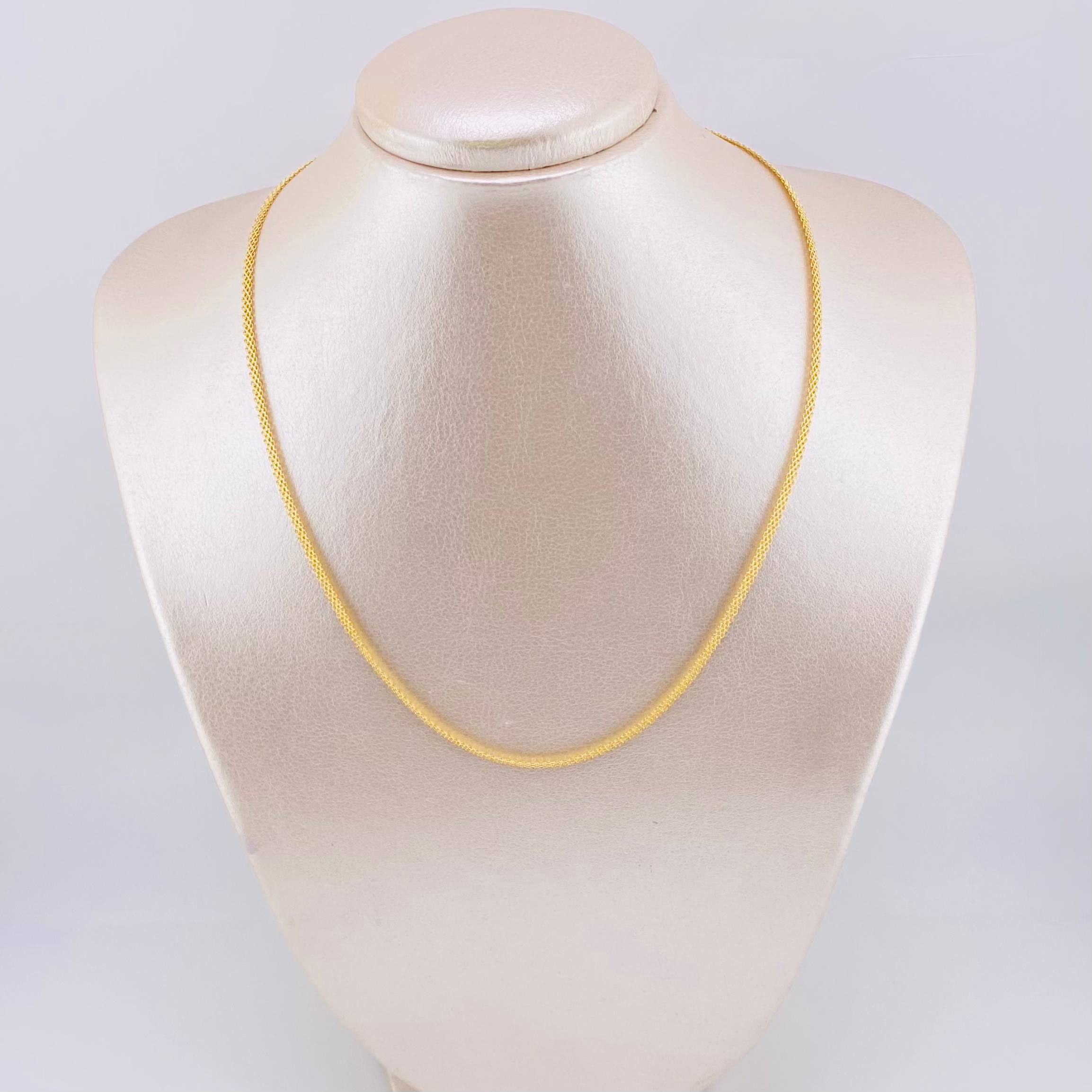 Cadena China 5.15gr / 45cm / 3.1mm Oro Amarillo +1 18K