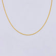 Cadena China 2.1g / 60cm / 1.05mm Oro Amarillo 18K