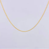 Cadena China 2.1g / 60cm / 1.05mm Oro Amarillo 18K