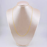 Cadena China 2.7gr / 50cm / 1.5mm Oro Amarillo +1 18K *