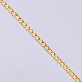 Cadena Cubana 2.8gr / 50cm / 2.6mm Oro Amarillo +1 18K ©
