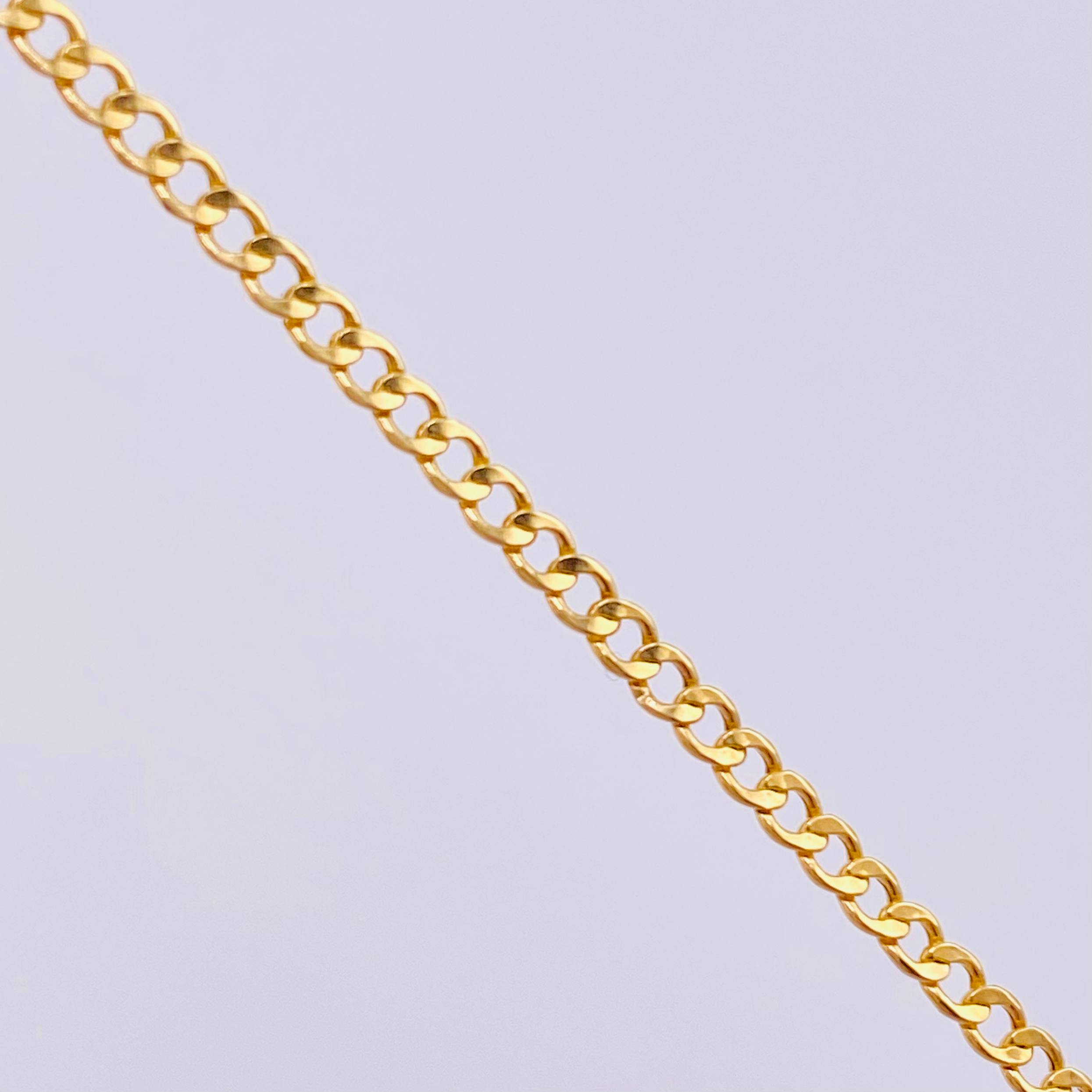 Cadena Cubana 2.8gr / 50cm / 2.6mm Oro Amarillo +1 18K *