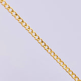 Cadena Cubana 2.8gr / 50cm / 2.6mm Oro Amarillo +1 18K *