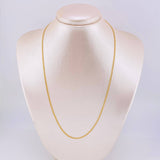 Cadena Cubana 2.8gr / 50cm / 2.6mm Oro Amarillo +1 18K *