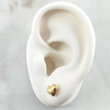 Topos Corazón 0.65gr / Oro Amarillo 18K