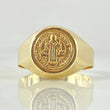 Anillo San Benito 2.4gr / T11 1/2 / Oro Amarillo 18K *