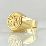 Anillo San Benito 2.4gr / T11 1/2 / Oro Amarillo 18K *