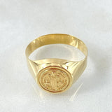 Anillo San Benito 2.4gr / T11 1/2 / Oro Amarillo 18K *