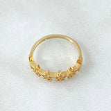 Anillo Estrellas 2.15gr / T6 1/4 / Oro Amarillo 18K *