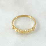 Anillo Estrellas 1.8gr / T6 3/4 / Oro Amarillo 18K *