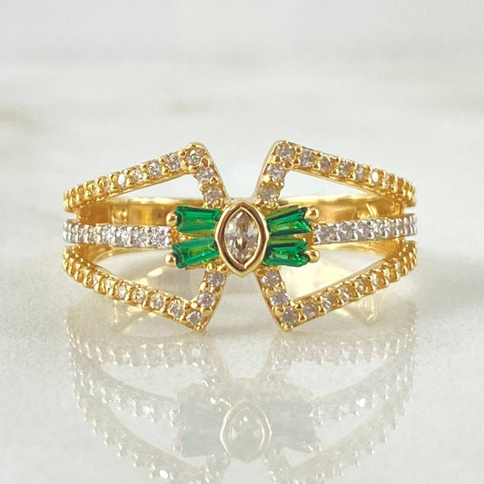Anillo Moño Infinito 3.8gr / T7 / Oro Amarillo 18K *