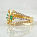 Anillo Moño Infinito 3.8gr / T7 / Oro Amarillo 18K *