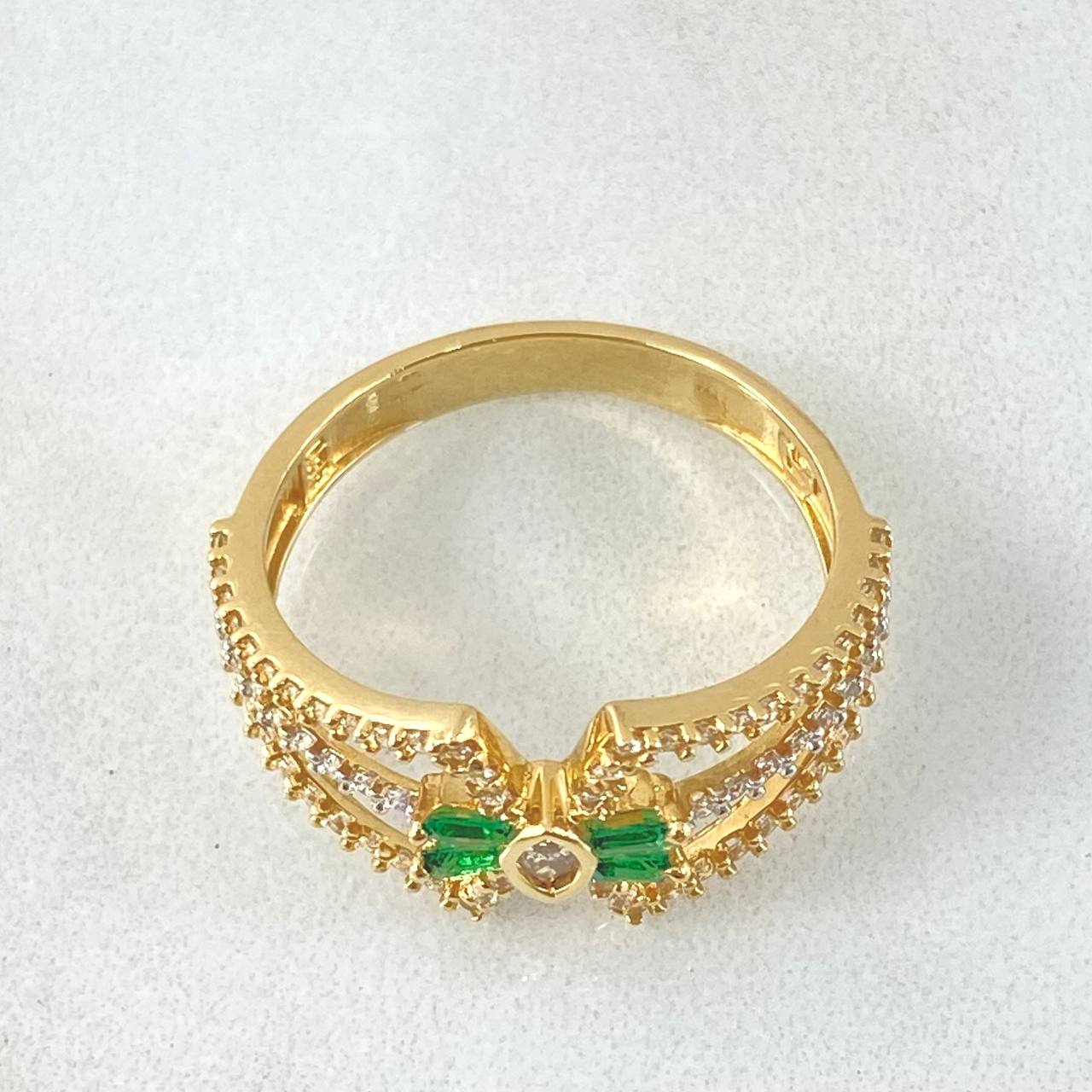 Anillo Moño Infinito 3.8gr / T7 / Oro Amarillo 18K *
