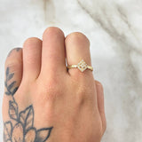 Anillo Rombo 1.85gr / T6 / Oro Amarillo 18K *
