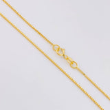 Set Cadena Veneciana + Dije Recuadro Tupido Esmeralda 162qts 16pts Diamante / 4.35g / 40cm Oro Amarillo 18K