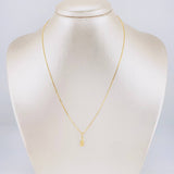 Set Cadena Veneciana + Dije Angel / 1.3g / 40cm Oro Amarillo 18K