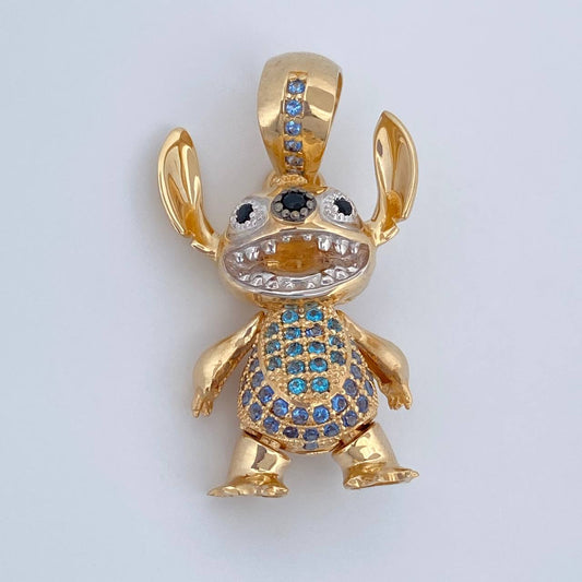 Dije Stitch 5.65gr / 3cm / Tres Oros 18K &