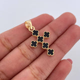 Dije Cruz Treboles 3.15gr / 3.1cm / Oro Amarillo 18K &