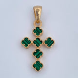 Dije Cruz Treboles 3.25gr / 3.1cm / Oro Amarillo 18K