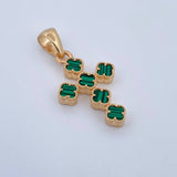 Dije Cruz Treboles 3.25gr / 3.1cm / Oro Amarillo 18K
