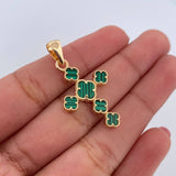 Dije Cruz Treboles 3.5gr / 3.2cm / Oro Amarillo 18K &