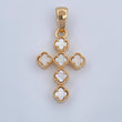Dije Cruz Treboles 3.2gr / 3.1cm / Oro Amarillo 18K &