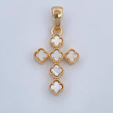 Dije Cruz Treboles 3.2gr / 3.1cm / Oro Amarillo 18K &