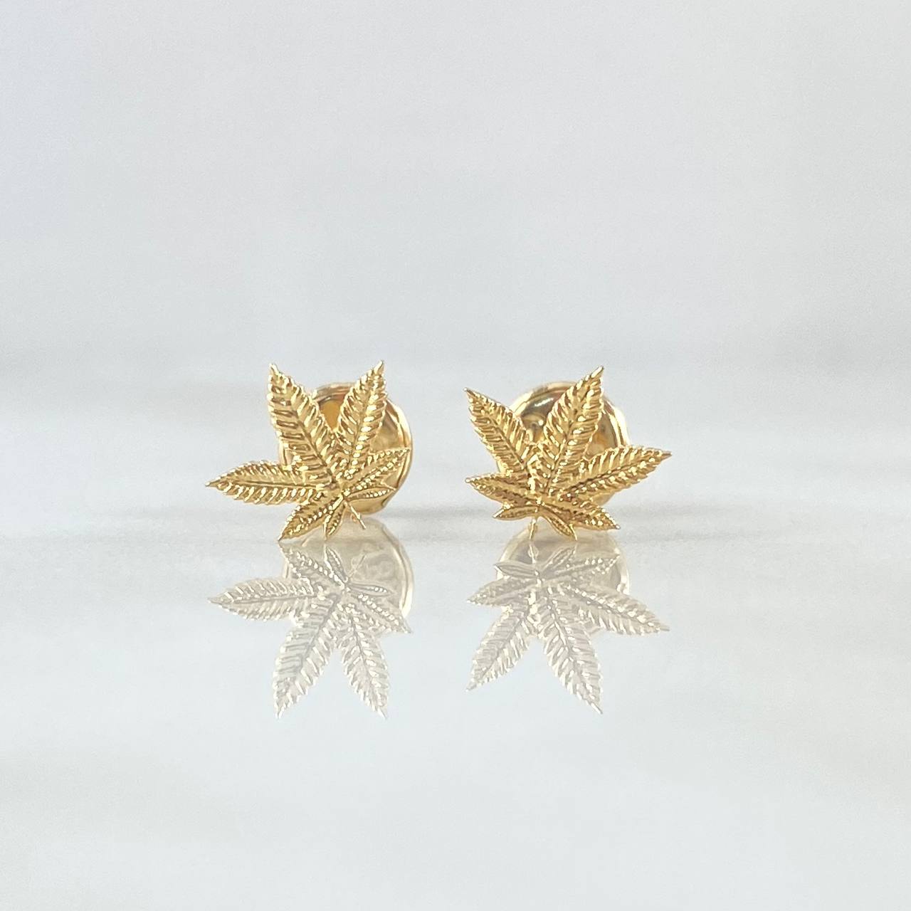 Topos Hoja 0.75gr / 7.5mm Oro Amarillo 18K