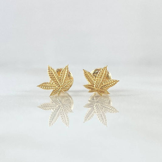 Topos Hojas 0.75gr / 6.2mm Oro Amarillo 18K