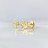 Topos Hojas  0.8gr Oro Amarillo*