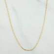 Cadena Morse 2.4 g / 50 cm / 0.5 mm Oro Amarillo 18K