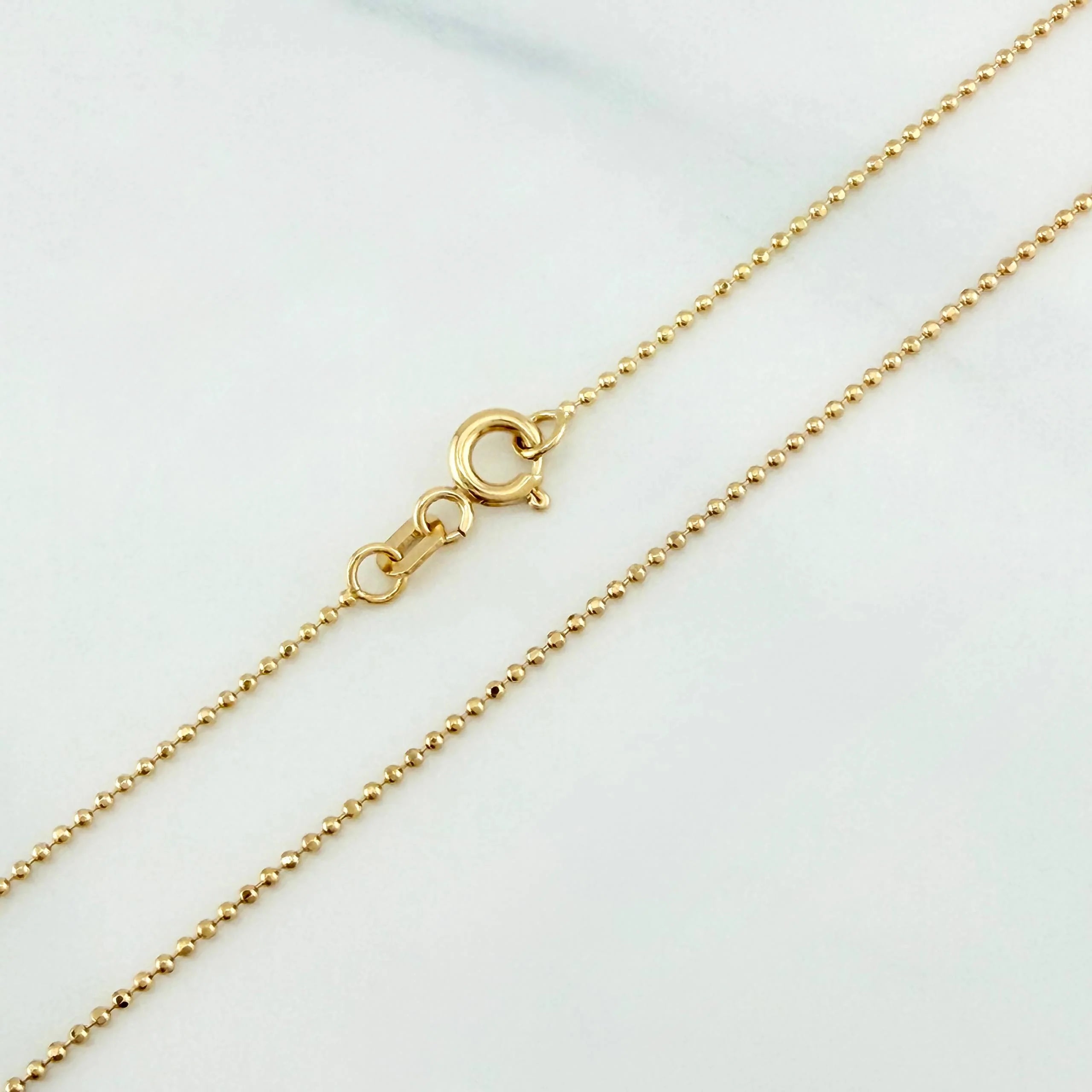 Cadena Militar 3.25 g / 50.05 cm / 1.25 mm Oro Amarillo 18K