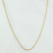 Cadena Militar 2.15 g / 50 cm / 0.9 mm Oro Amarillo 18K