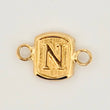 Herraje Letra N 0.3gr / 1.2cm / Oro Amarillo 18K *