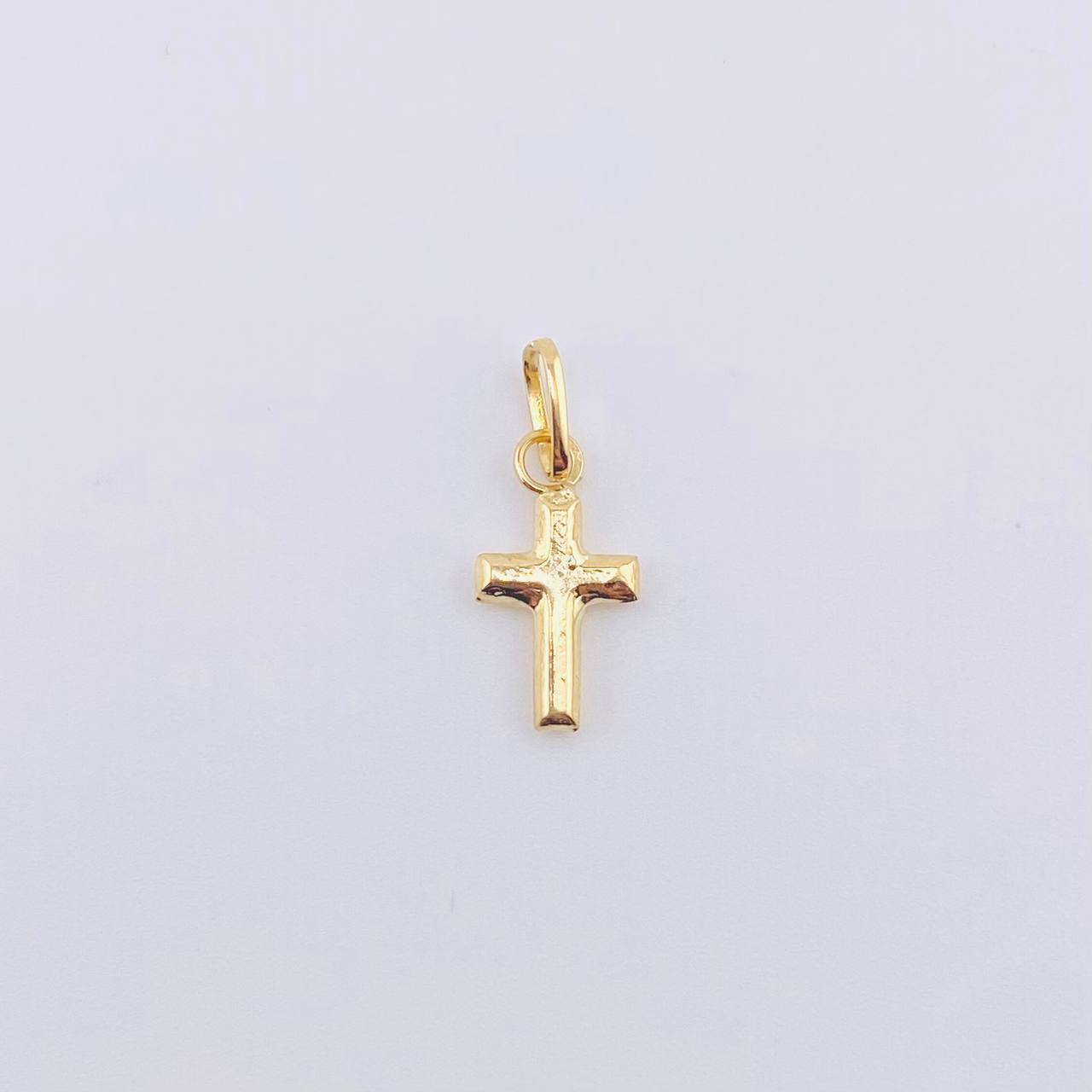 Dije Cruz 0.15gr / 1.5cm / Oro Amarillo 18K *