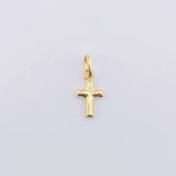 Dije Cruz Lisa 0.2 g / 1.4 cm Oro Amarillo 18K