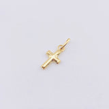 Dije Cruz Plana 0.3gr / 1.6cm / Oro Amarillo 18K *