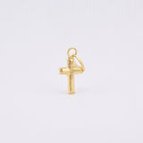 Dije Cruz 0.15gr / 1.5cm / Oro Amarillo 18K *