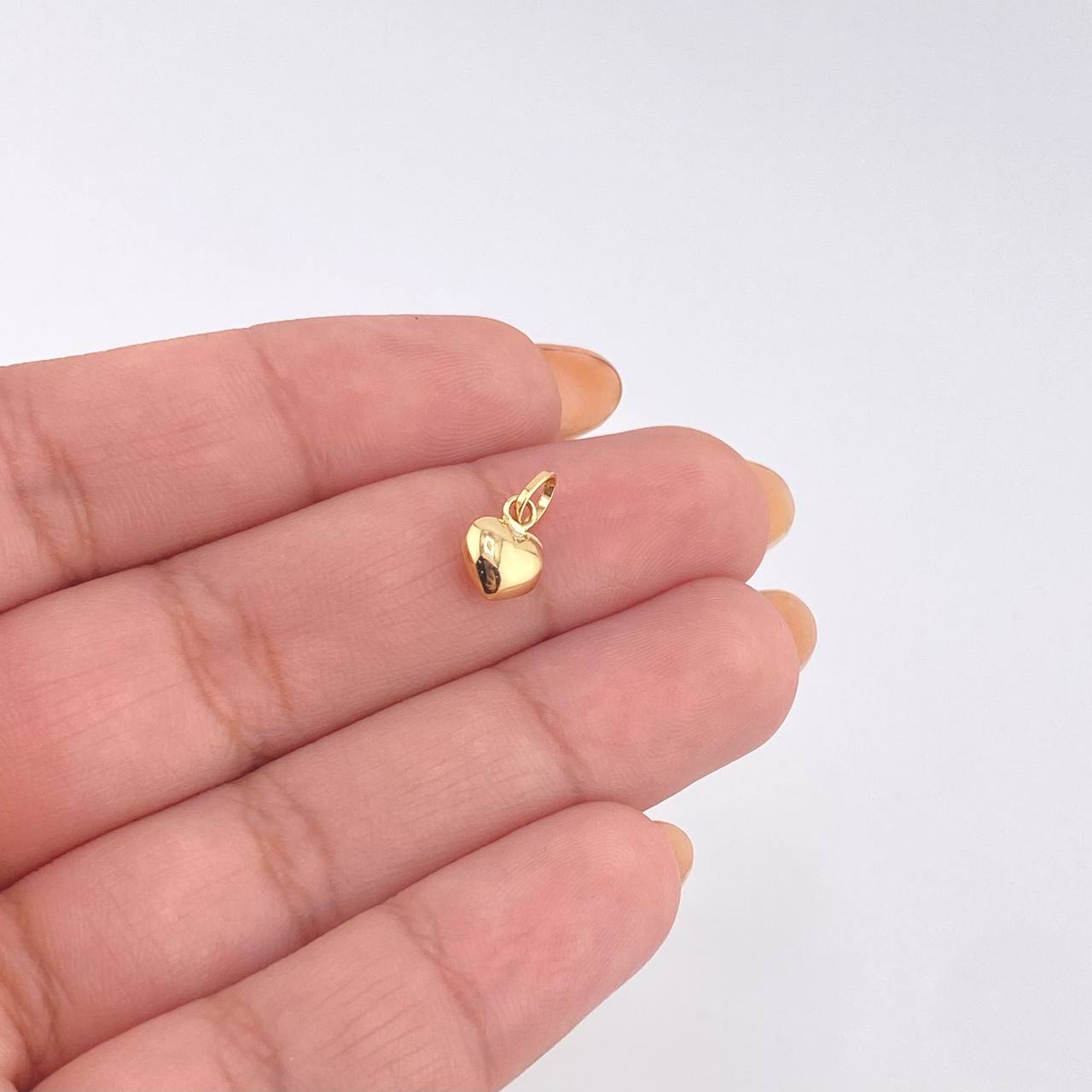 Dije Corazon 0.3gr / 1.2cm / Oro Amarillo 18K *