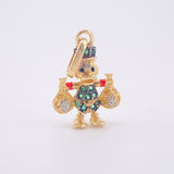 Dije Pato Bolsa Dinero 1.6gr / 2.3cm / Oro Amarillo 18K *