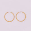 Candongas Aro Liso 0.75gr / 1.6cm / Oro Amarillo 18K *