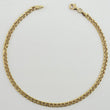 Tobillera Garibaldi 3.3gr / 25.5cm / 3.7mm Oro Amarillo +3 18K *
