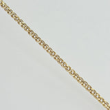 Tobillera Garibaldi 3.3gr / 25cm / 3.6mm Oro Amarillo +3 18K